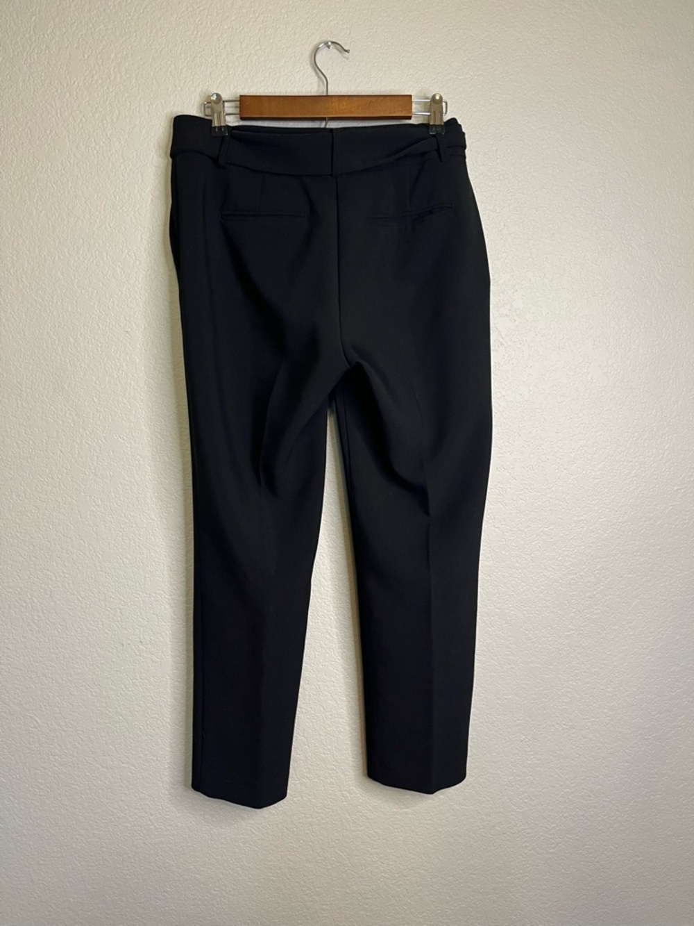 Ann Taylor High-Rise Black Tie-Waist Cropped Pants Women's Size 6 - Picture 9 of 11